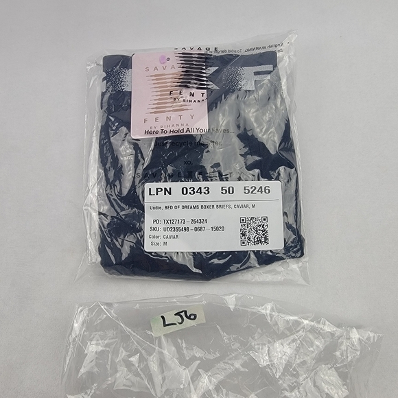 NWT Savage X Fenty By Rihanna bed of dreams boxer briefs in caviar - Picture 5 of 6